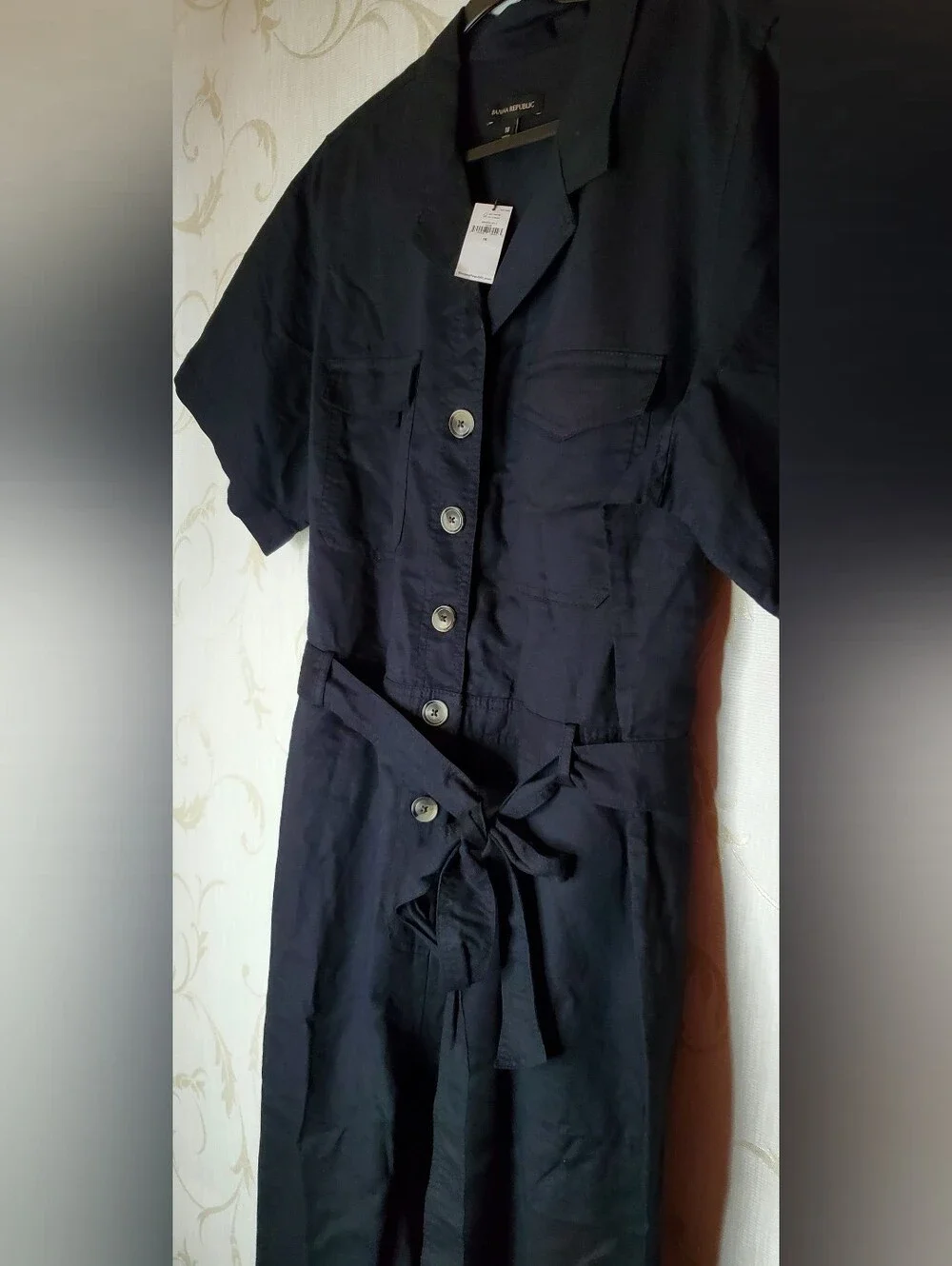 Banana Republic Black Belted Jumpsuit NEW Nwt